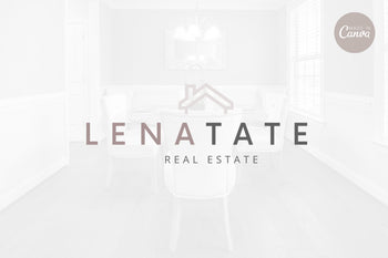 Ladystrategist Shop DIY Lena Real Estate Brand Logo Canva Template instagram canva templates social media templates etsy free canva templates