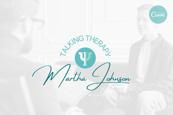 Ladystrategist Shop DIY Martha Mental Health Brand Logo Canva Template instagram canva templates social media templates etsy free canva templates