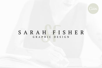 Ladystrategist Shop DIY Sarah Graphic Designer Brand Logo Canva Template instagram canva templates social media templates etsy free canva templates