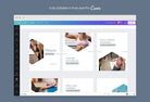 Ladystrategist Abigail Fitness 6-Page Carousel Canva Template instagram canva templates social media templates etsy free canva templates