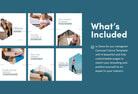 Ladystrategist Abigail Fitness 6-Page Carousel Canva Template instagram canva templates social media templates etsy free canva templates