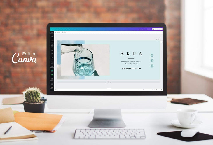Ladystrategist Akua Facebook Cover Canva Template instagram canva templates social media templates etsy free canva templates