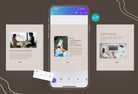 Ladystrategist Alanna Coaching 6-Page Carousel Canva Template instagram canva templates social media templates etsy free canva templates