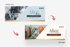 Ladystrategist Alice Facebook Cover Canva Template instagram canva templates social media templates etsy free canva templates