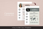 Ladystrategist Alicia Media Kit Canva Template for Influencers instagram canva templates social media templates etsy free canva templates
