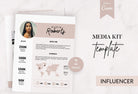 Ladystrategist Alicia Roberts Media Kit Canva Template for Influencers Rose Gold instagram canva templates social media templates etsy free canva templates
