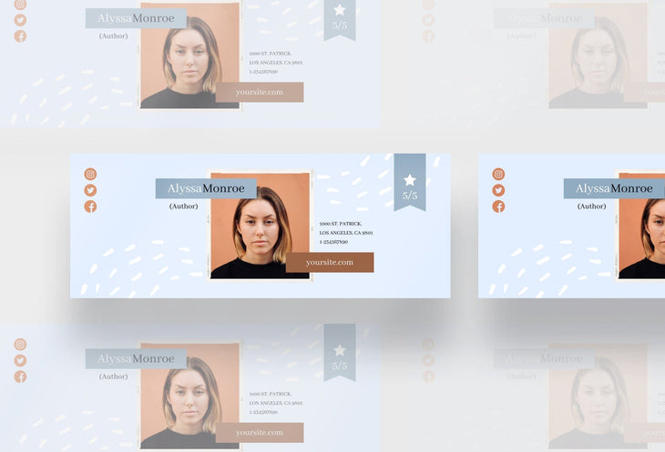 Ladystrategist Alyssa Facebook Cover Canva Template instagram canva templates social media templates etsy free canva templates