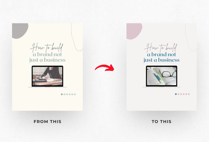 Ladystrategist Amelia Coaching 6-Page Carousel Canva Template instagram canva templates social media templates etsy free canva templates