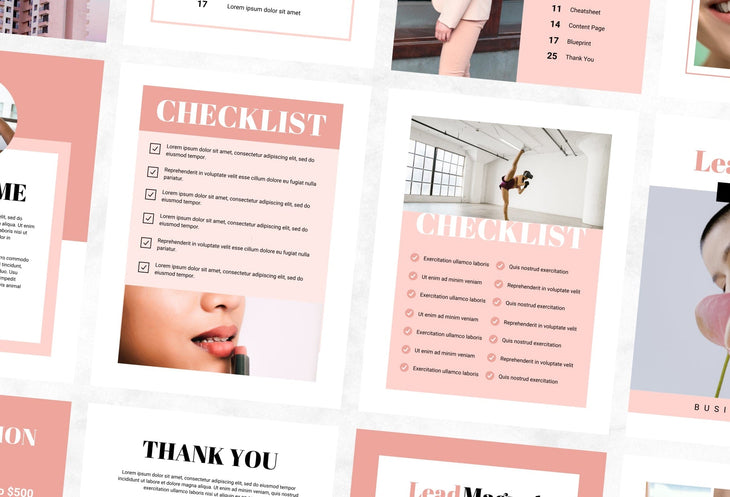 Ladystrategist Amelia Lead Magnet Editable Canva Template instagram canva templates social media templates etsy free canva templates