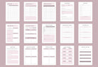 Ladystrategist Anxiety Planner Canva Template A4 Size instagram canva templates social media templates etsy free canva templates