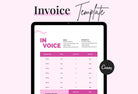 Ladystrategist Barbie Pink Invoice Canva Template Printable and Editable instagram canva templates social media templates etsy free canva templates