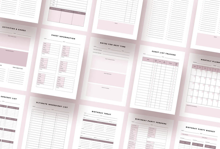 Ladystrategist Birthday Planner Canva Template instagram canva templates social media templates etsy free canva templates