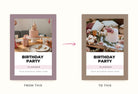 Ladystrategist Birthday Planner Canva Template instagram canva templates social media templates etsy free canva templates