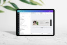 Ladystrategist Blanca Email Signature Template Editable Canva Template Rose Gold instagram canva templates social media templates etsy free canva templates