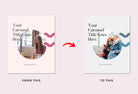 Ladystrategist Boho Carousel Instagram Engagement Booster Canva Template instagram canva templates social media templates etsy free canva templates