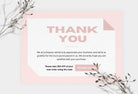 Ladystrategist Brenda Printable Thank You Card Packaging Insert Note Canva Template instagram canva templates social media templates etsy free canva templates