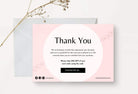 Ladystrategist Brigitte Printable Thank You Card Packaging Insert Note Canva Template instagram canva templates social media templates etsy free canva templates