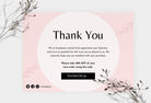 Ladystrategist Brigitte Printable Thank You Card Packaging Insert Note Canva Template instagram canva templates social media templates etsy free canva templates