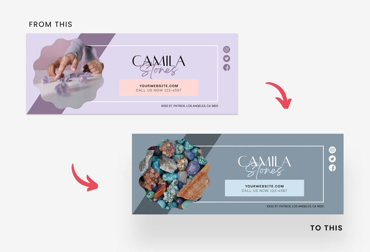Ladystrategist Camila Facebook Cover Canva Template instagram canva templates social media templates etsy free canva templates