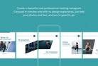 Ladystrategist Camila Fitness 6-Page Carousel Canva Template instagram canva templates social media templates etsy free canva templates