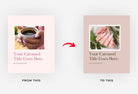 Ladystrategist Candy Carousel Instagram Engagement Booster Canva Template instagram canva templates social media templates etsy free canva templates