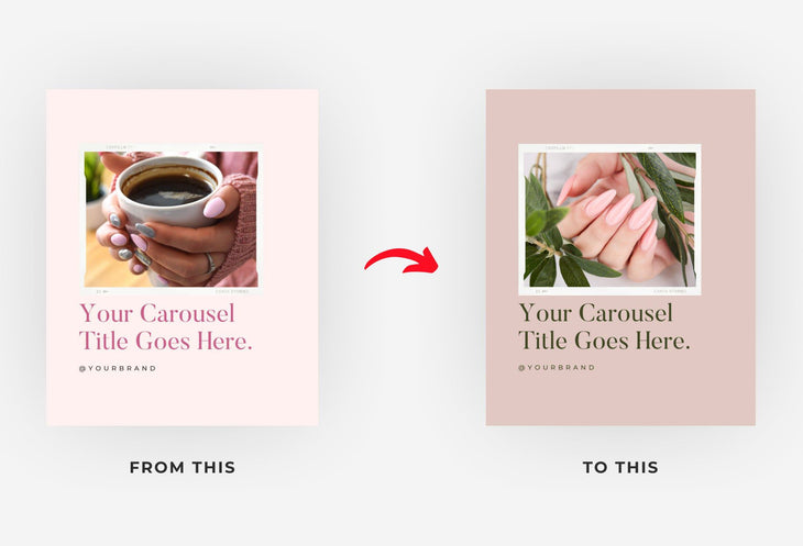 Ladystrategist Candy Carousel Instagram Engagement Booster Canva Template instagram canva templates social media templates etsy free canva templates