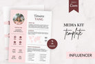 Ladystrategist Caroline Yang Media Kit Canva Template for Influencers instagram canva templates social media templates etsy free canva templates