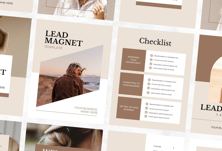 Ladystrategist Charlotte Lead Magnet Editable Canva Template instagram canva templates social media templates etsy free canva templates