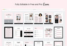 Ladystrategist Chic Service Providers Canva Bundle instagram canva templates social media templates etsy free canva templates