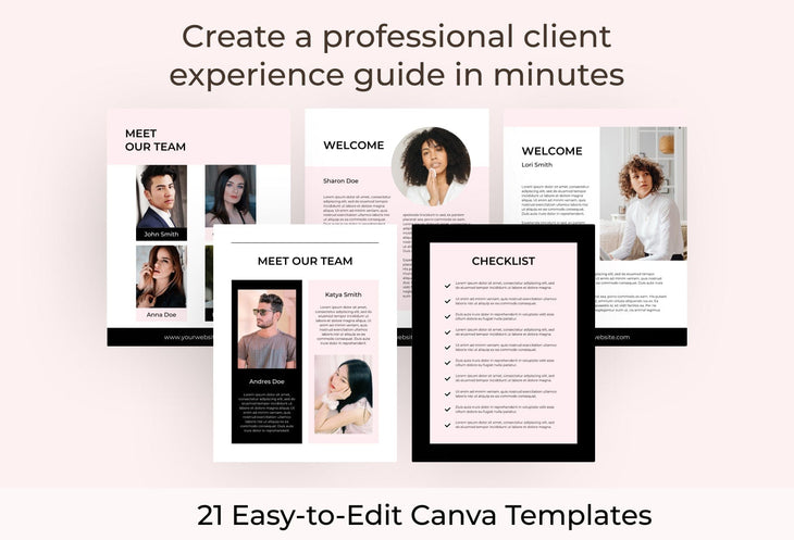 Ladystrategist Chic Service Providers Canva Bundle instagram canva templates social media templates etsy free canva templates