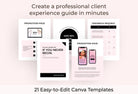 Ladystrategist Chic Service Providers Canva Bundle instagram canva templates social media templates etsy free canva templates