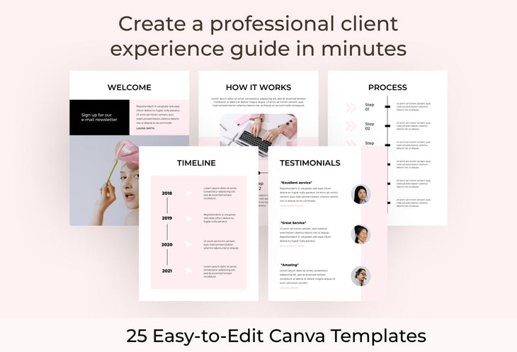 Ladystrategist Chic Service Providers Canva Bundle instagram canva templates social media templates etsy free canva templates