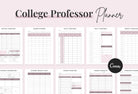 Ladystrategist College Professor Planner Canva Template instagram canva templates social media templates etsy free canva templates