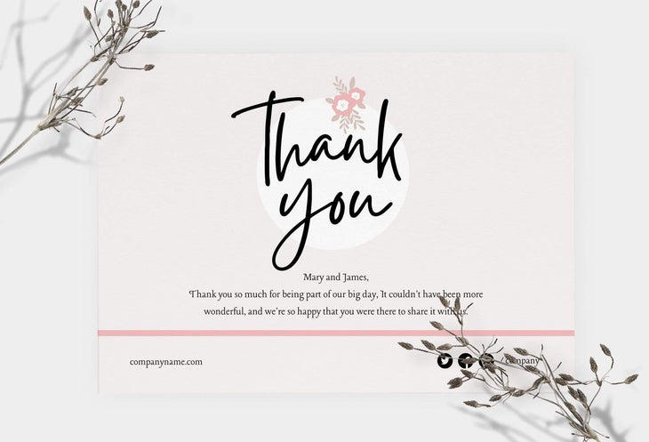 Ladystrategist Cristina Printable Thank You Card Packaging Insert Note Canva Template instagram canva templates social media templates etsy free canva templates