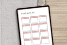 Ladystrategist Daily and Weekly Planners and Overview Printable + Editable Canva Planner Template instagram canva templates social media templates etsy free canva templates