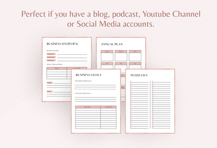 Ladystrategist Daily and Weekly Planners and Overview Printable + Editable Canva Planner Template instagram canva templates social media templates etsy free canva templates