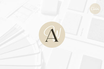 Ladystrategist Shop DIY AW Designer Brand Logo Canva Template instagram canva templates social media templates etsy free canva templates