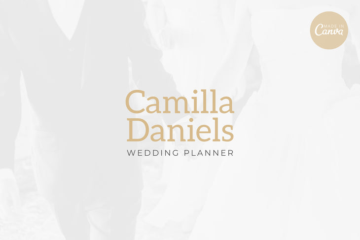 Ladystrategist Shop DIY Camilla Wedding Brand Logo Canva Template instagram canva templates social media templates etsy free canva templates