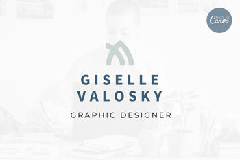 Ladystrategist Shop DIY Giselle Graphic Designer Brand Logo Canva Template instagram canva templates social media templates etsy free canva templates
