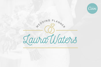 Ladystrategist Shop DIY Laura Wedding Brand Logo Canva Template instagram canva templates social media templates etsy free canva templates