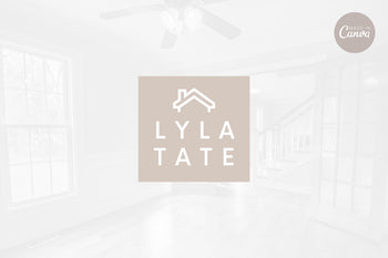 Ladystrategist Shop DIY Lyla Real Estate Brand Logo Canva Template instagram canva templates social media templates etsy free canva templates