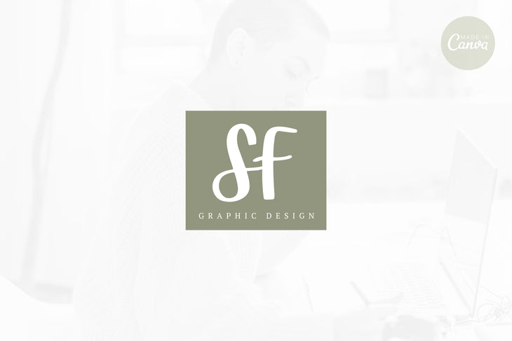 Ladystrategist Shop DIY SF Graphic Designer Brand Logo Canva Template instagram canva templates social media templates etsy free canva templates