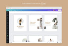 Ladystrategist Eliana Educational 6-Page Carousel Canva Template instagram canva templates social media templates etsy free canva templates