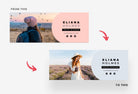 Ladystrategist Eliana Facebook Cover Canva Template instagram canva templates social media templates etsy free canva templates