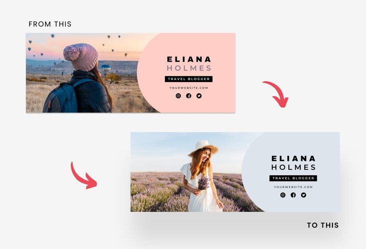 Ladystrategist Eliana Facebook Cover Canva Template instagram canva templates social media templates etsy free canva templates