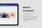 Ladystrategist Eliana Facebook Cover Canva Template instagram canva templates social media templates etsy free canva templates