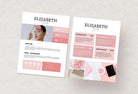 Ladystrategist Elizabeth Media Kit Canva Template for Influencers instagram canva templates social media templates etsy free canva templates