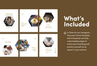 Ladystrategist Emily Food and Nutrition 6-Page Carousel Canva Template instagram canva templates social media templates etsy free canva templates