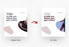 Ladystrategist Evelyn Fitness 6-Page Carousel Canva Template instagram canva templates social media templates etsy free canva templates