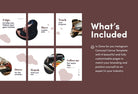 Ladystrategist Evelyn Fitness 6-Page Carousel Canva Template instagram canva templates social media templates etsy free canva templates